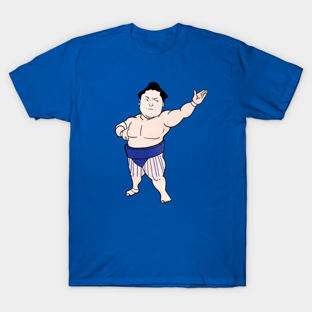 Wakatakakage Sumo Wrestler T-Shirt by kaeru